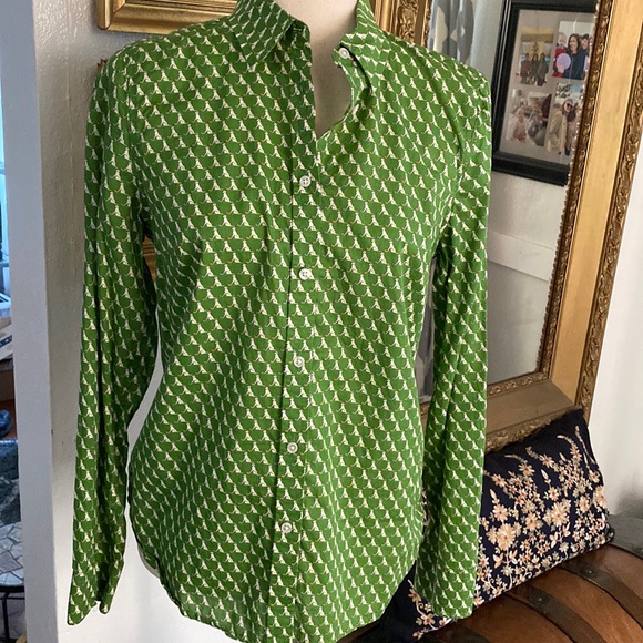 NEW Vintage Talbot’s Darling Dog Pattern Shirt Sz 8 - Picture 3 of 9